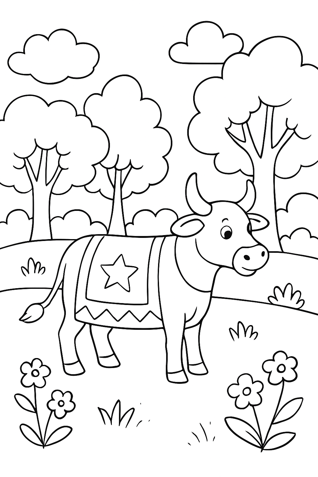 Bumba Meu Boi para colorir 13