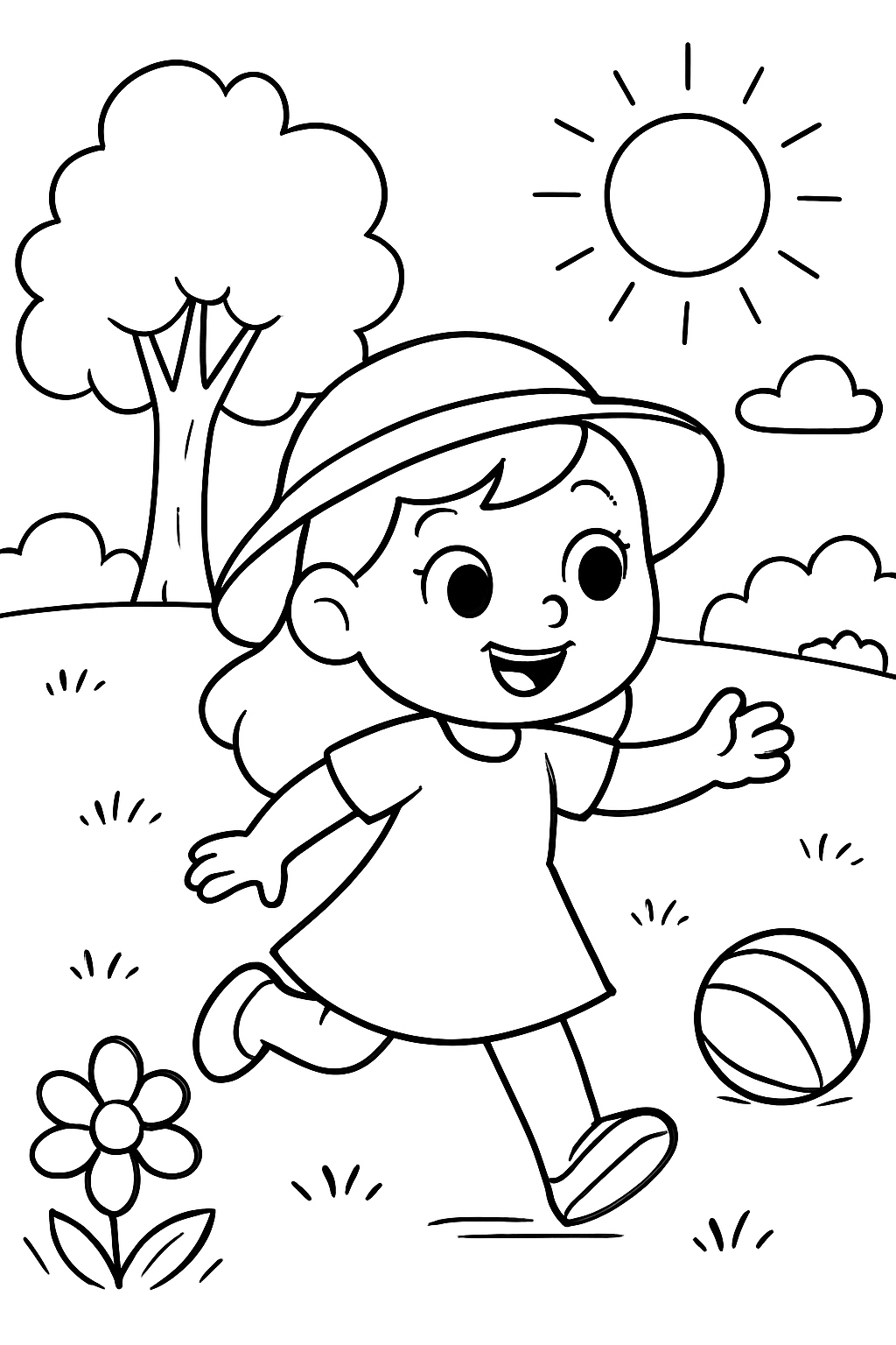 Cama para colorir 14