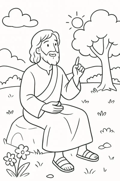 Bíblicos para colorir 08