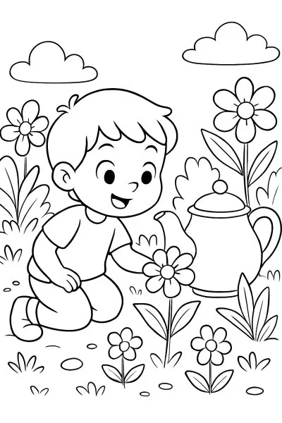 Alice no País das Maravilhas para colorir 09