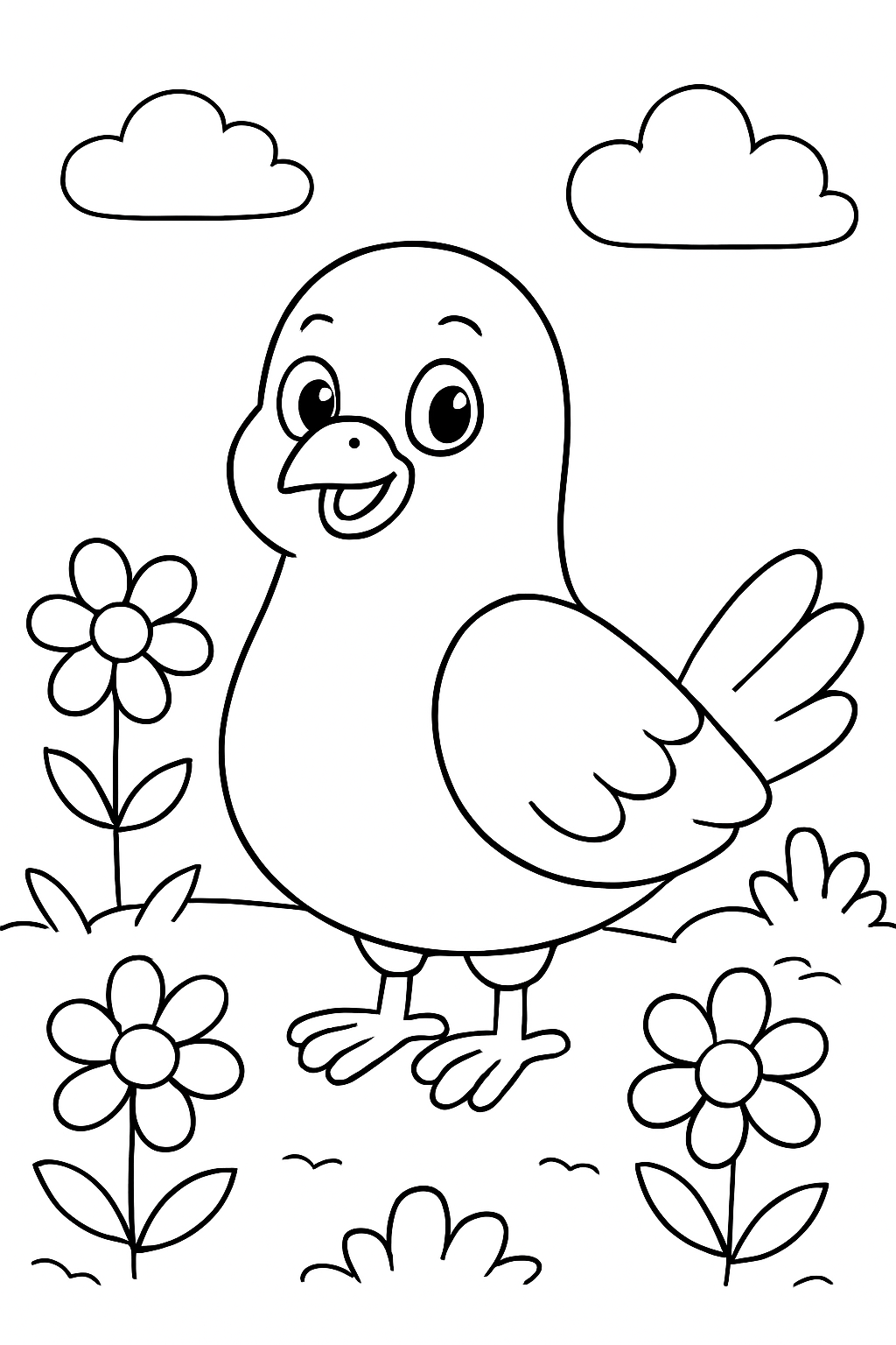 Bombombini Gusini para colorir 01