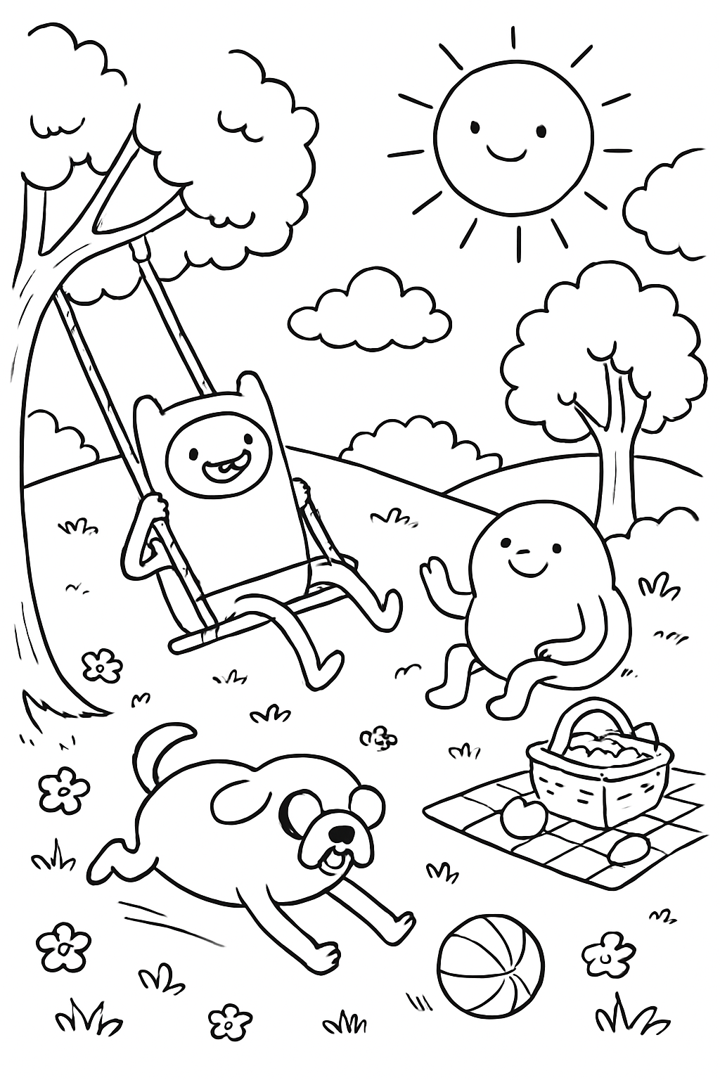 A Hora de Aventura para colorir 14
