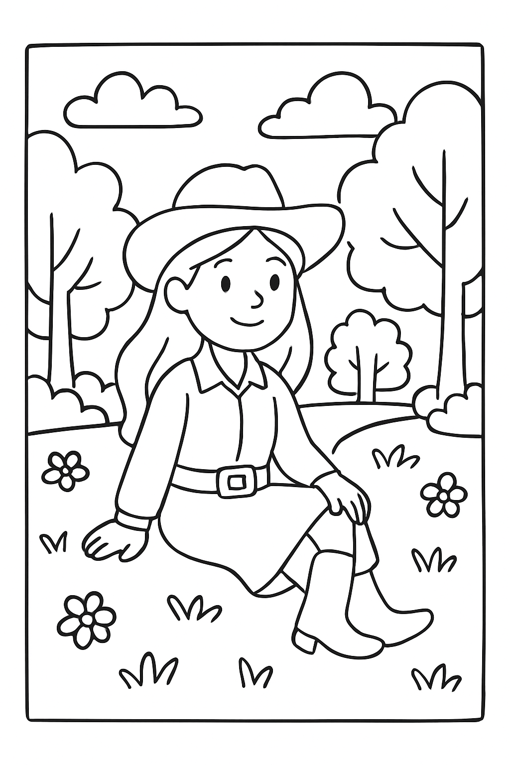 Ana Castela para colorir 02