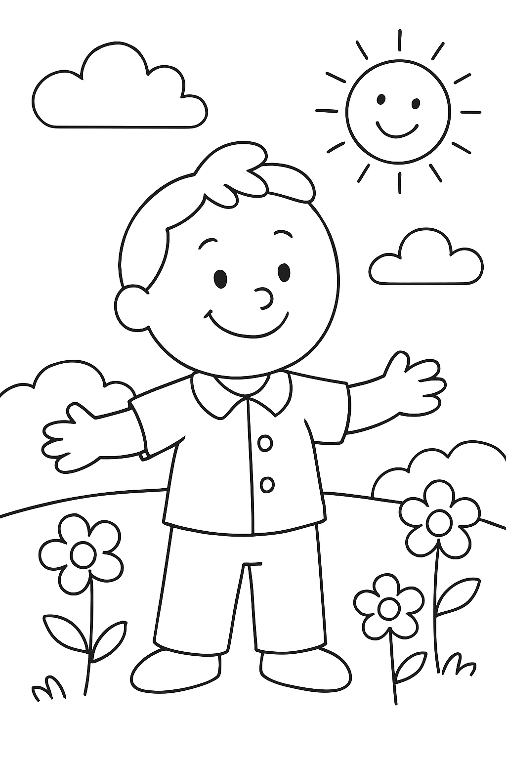 Camisa para colorir 01