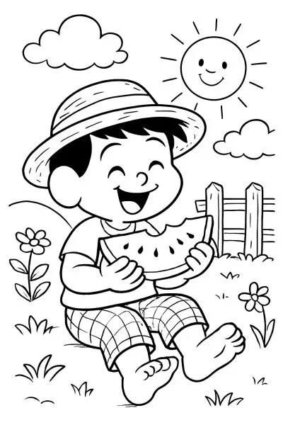 Chico Bento para colorir 09