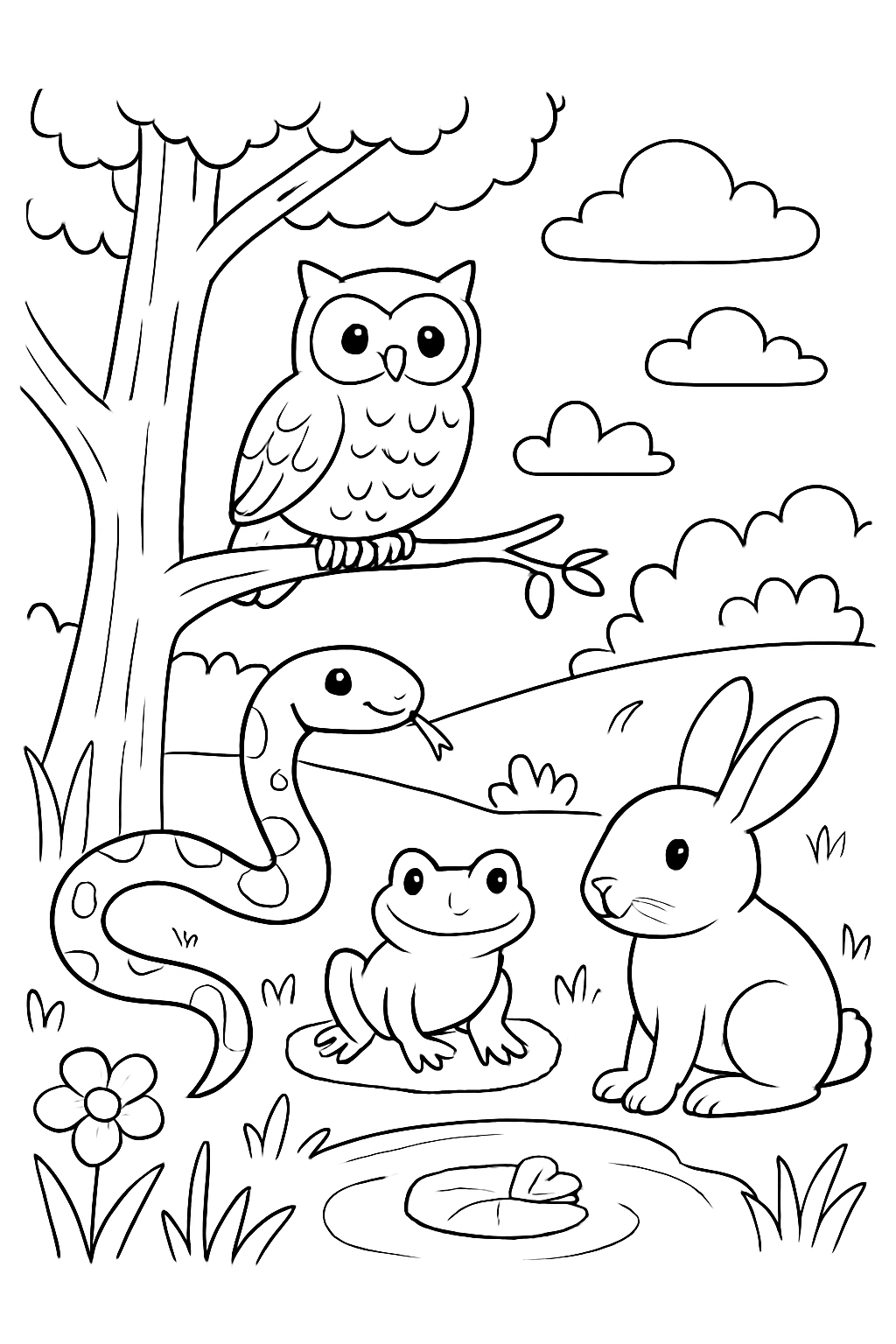 Cadeia Alimentar para colorir 15
