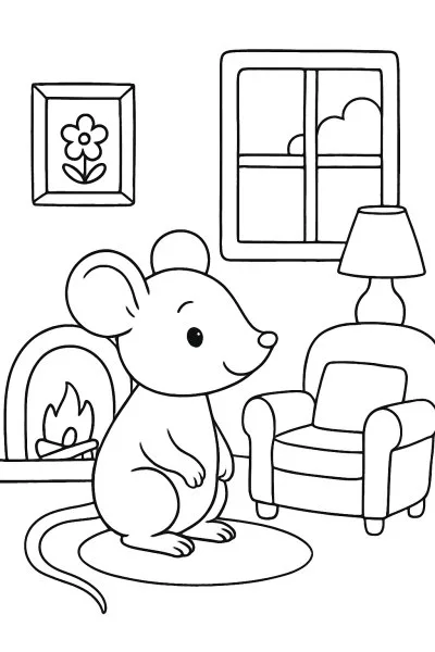 Barata para colorir 04