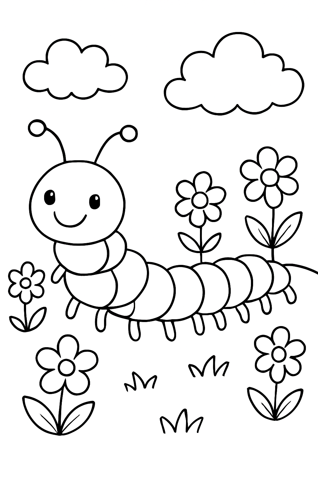 Centopeia para colorir 01