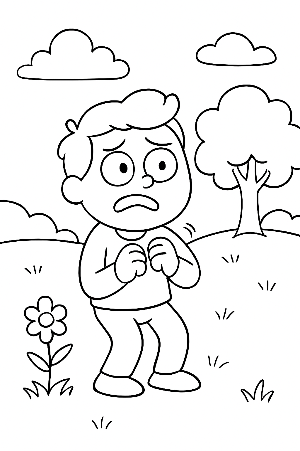 Ansiedade (Divertida Mente) para colorir 08