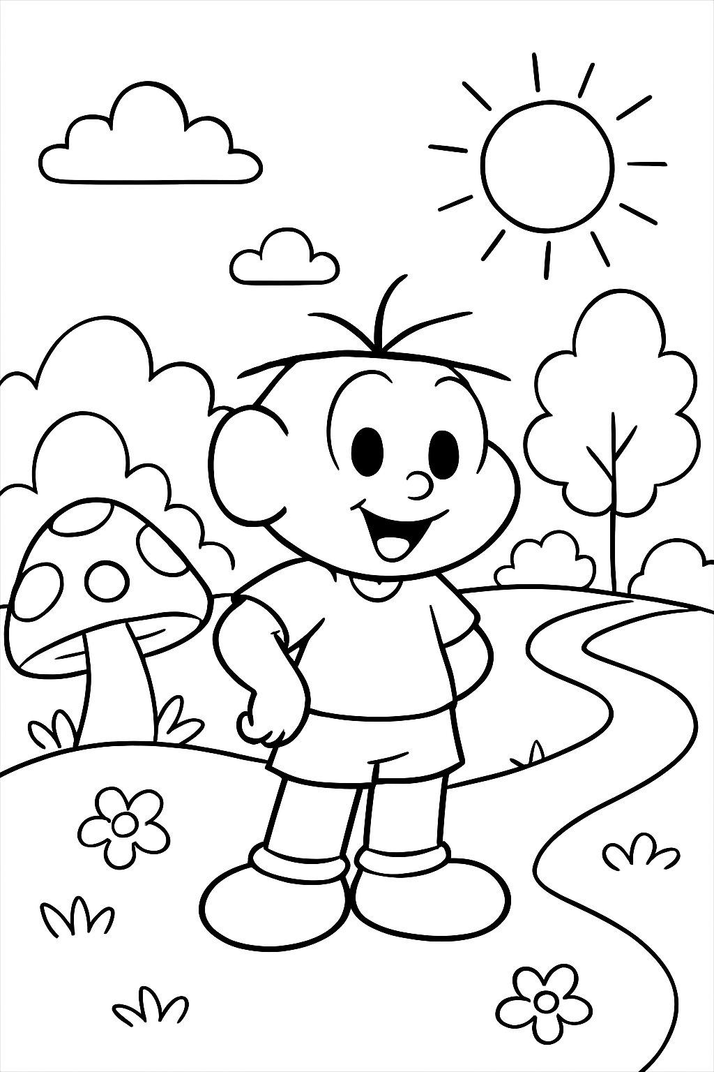Cebolinha para colorir 10