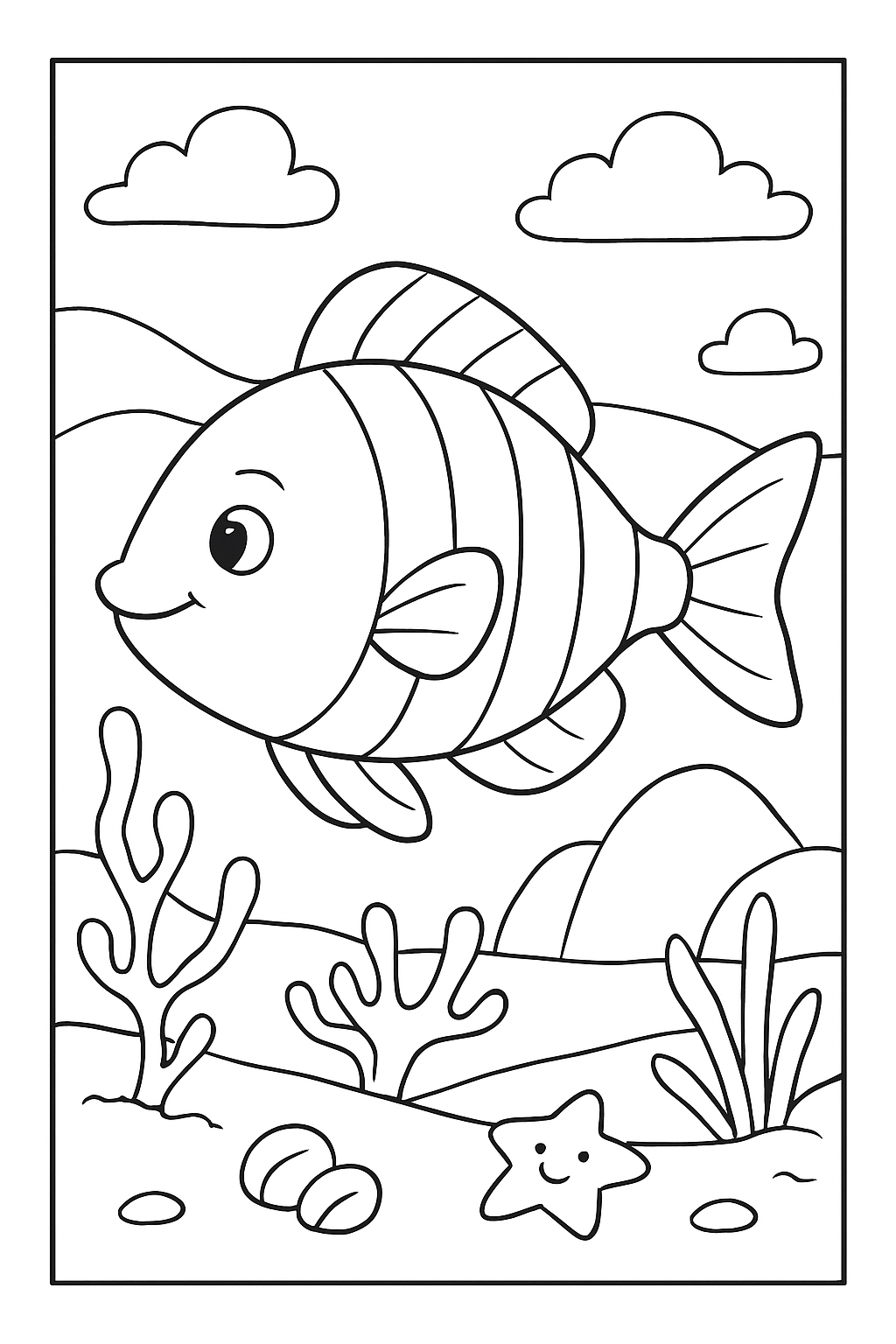 Animais Marinhos para colorir 10