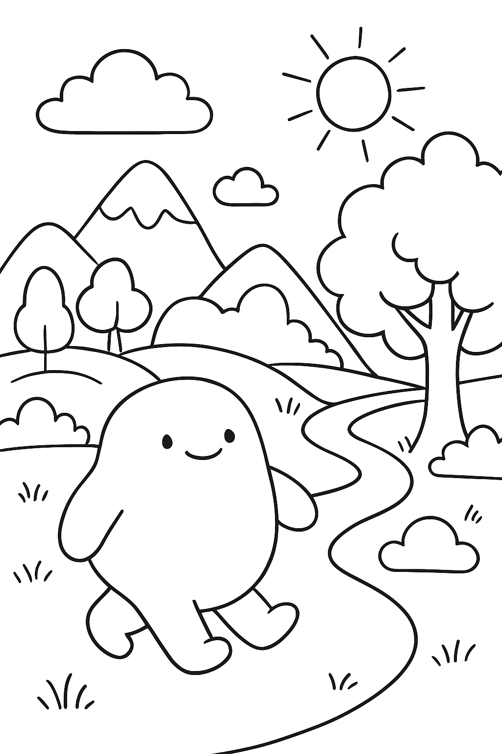 Bolo para colorir 10