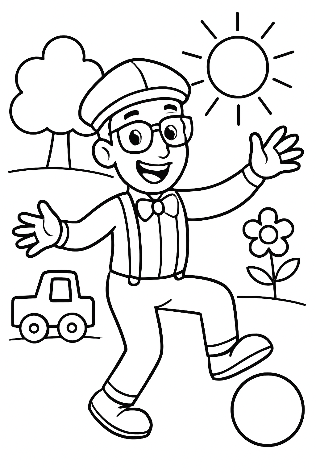 Blippi para colorir 07