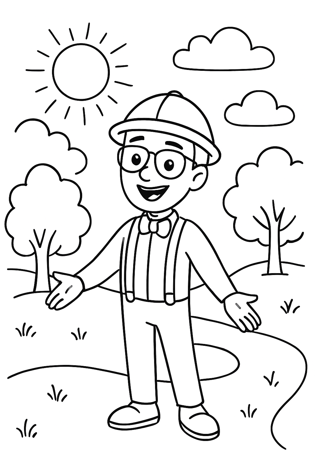 Blippi para colorir 10