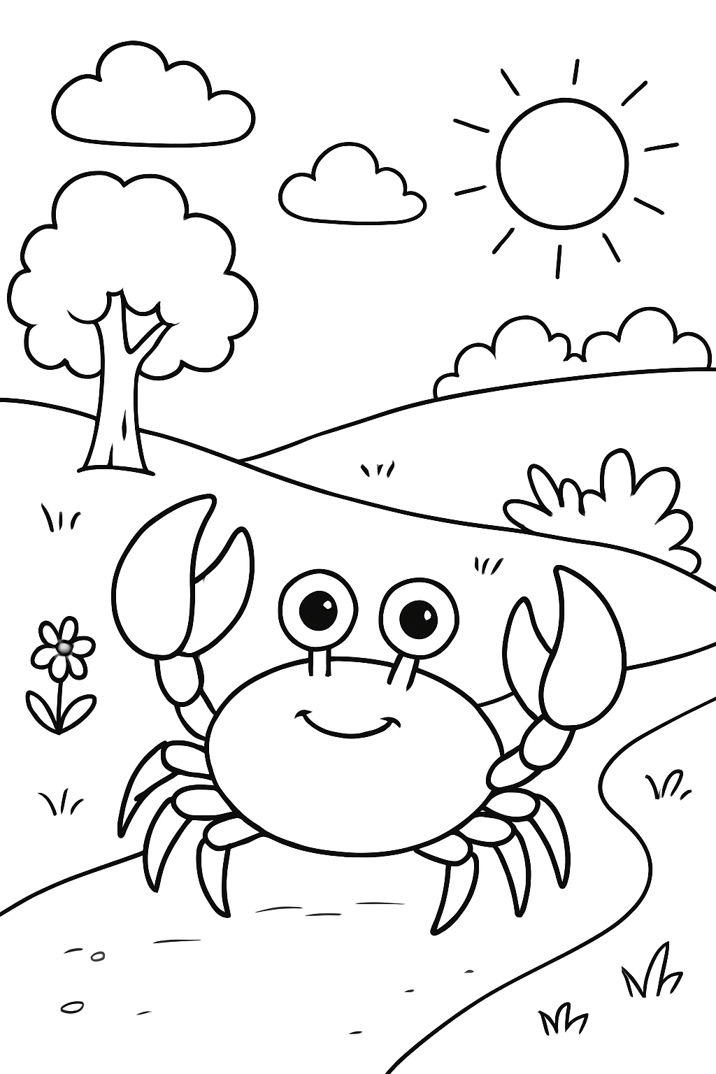 Caranguejo para colorir 11