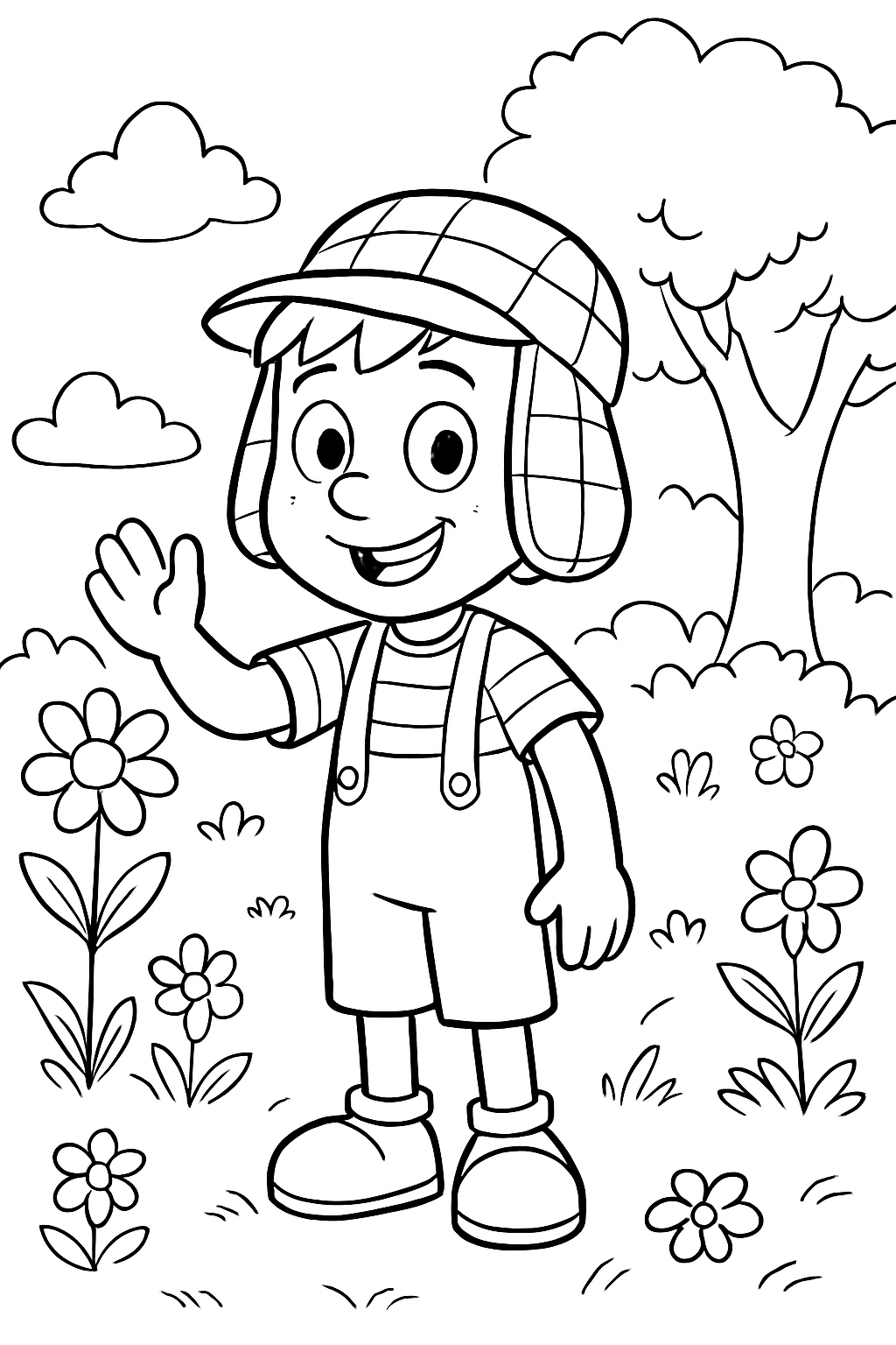 Chaves para colorir 12