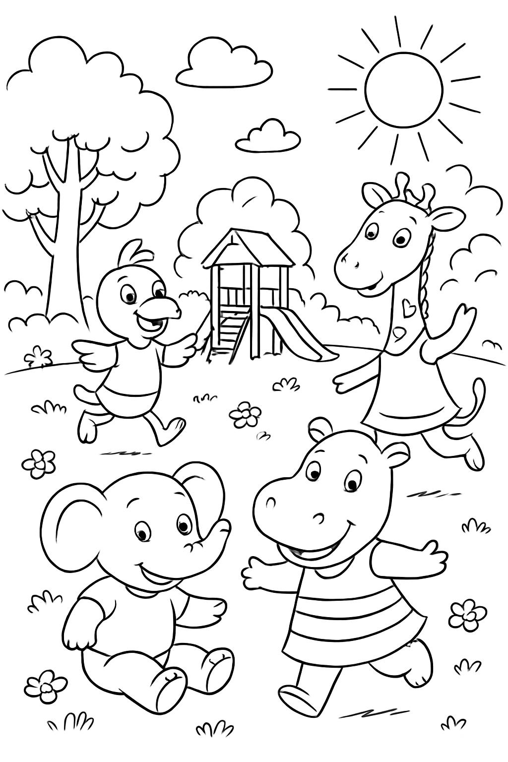 Backyardigans para colorir 03