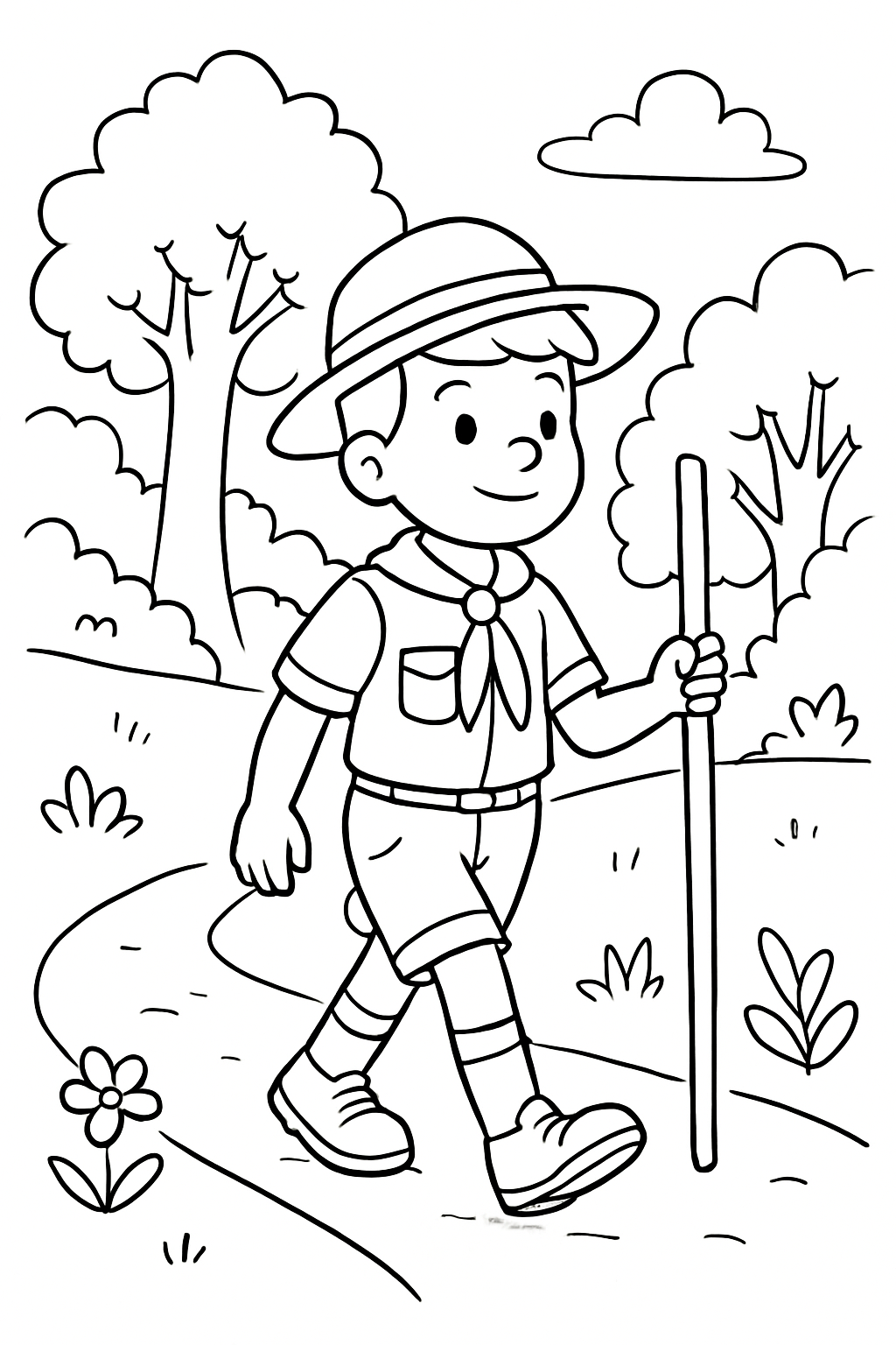 Bandeirinha para colorir 11