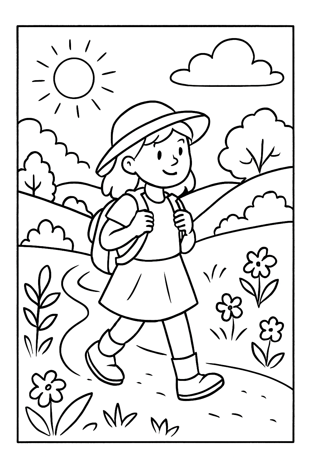 Natureza para colorir 06