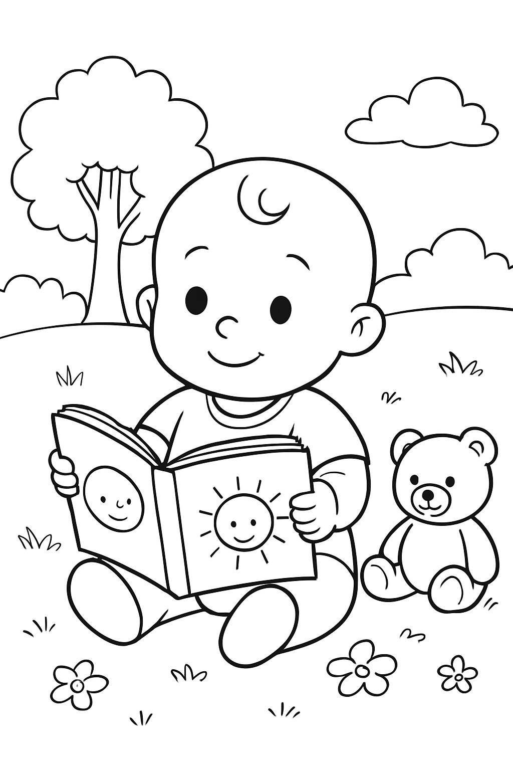 Bebê para colorir 05