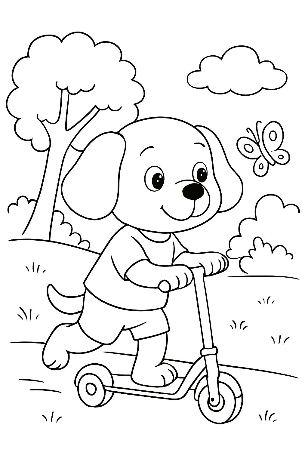 Cachorros para colorir 11