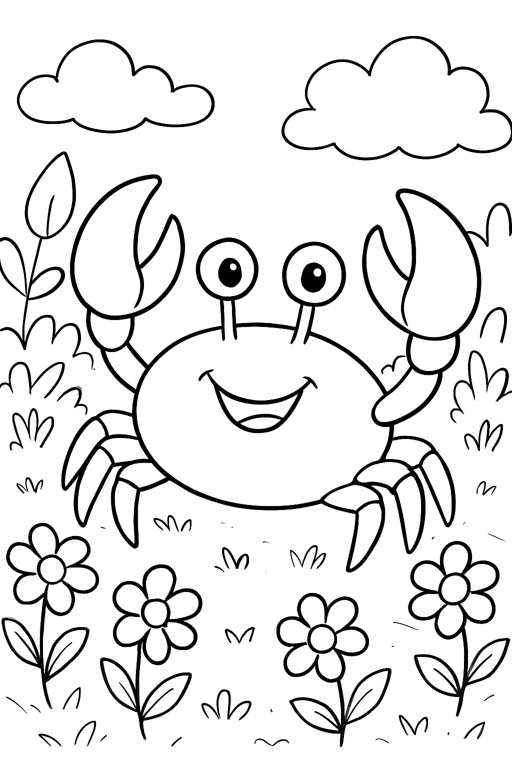 Caranguejo para colorir 12