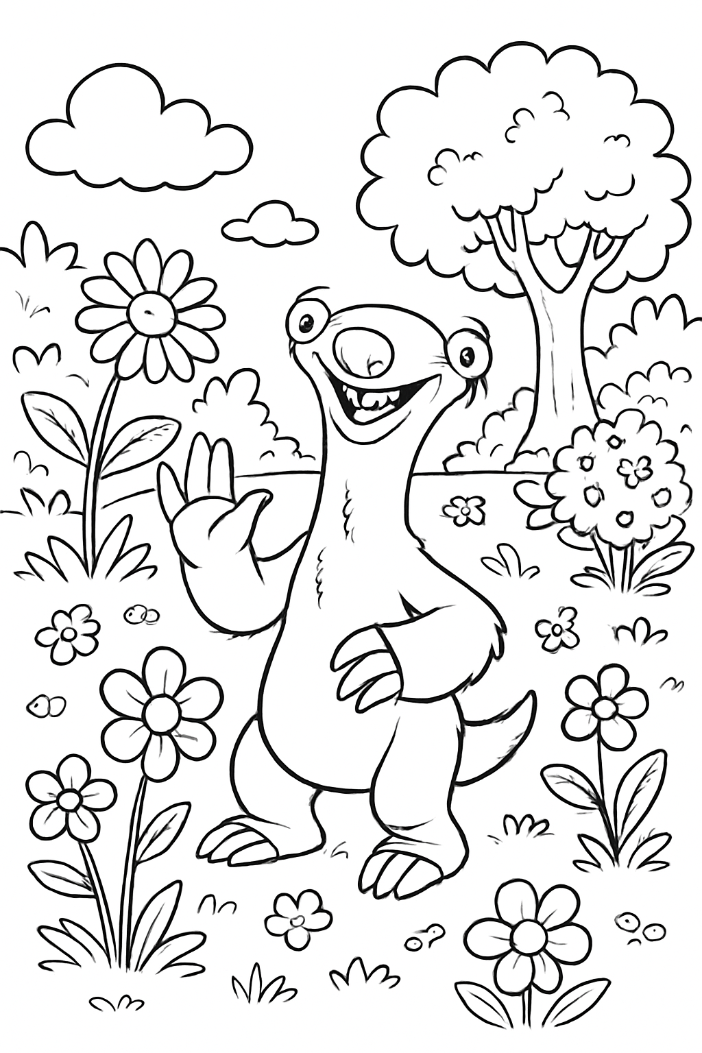 A Era do Gelo para colorir 12