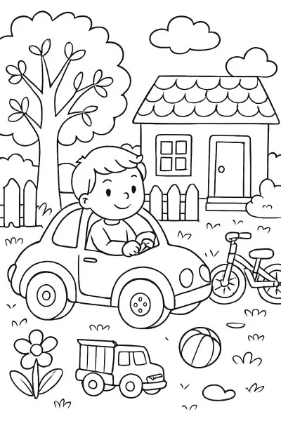 Veículos para colorir 15