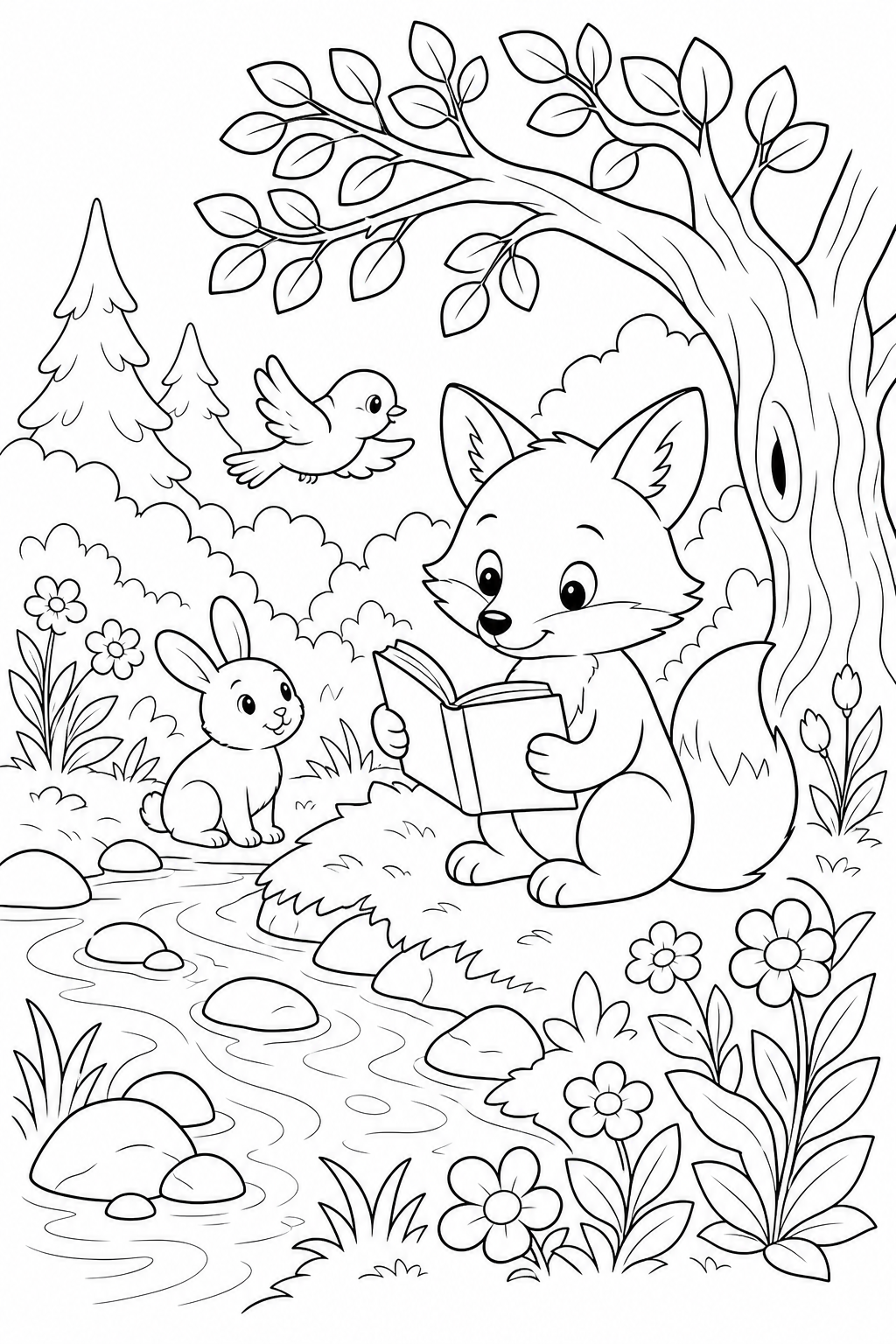 Natureza para colorir 04