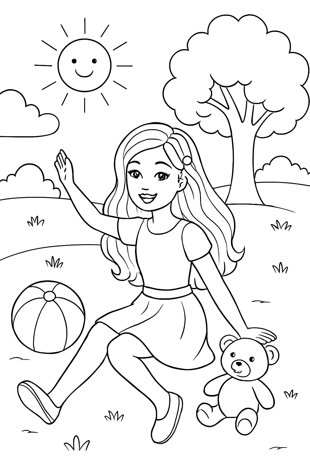 Barbie para colorir 14