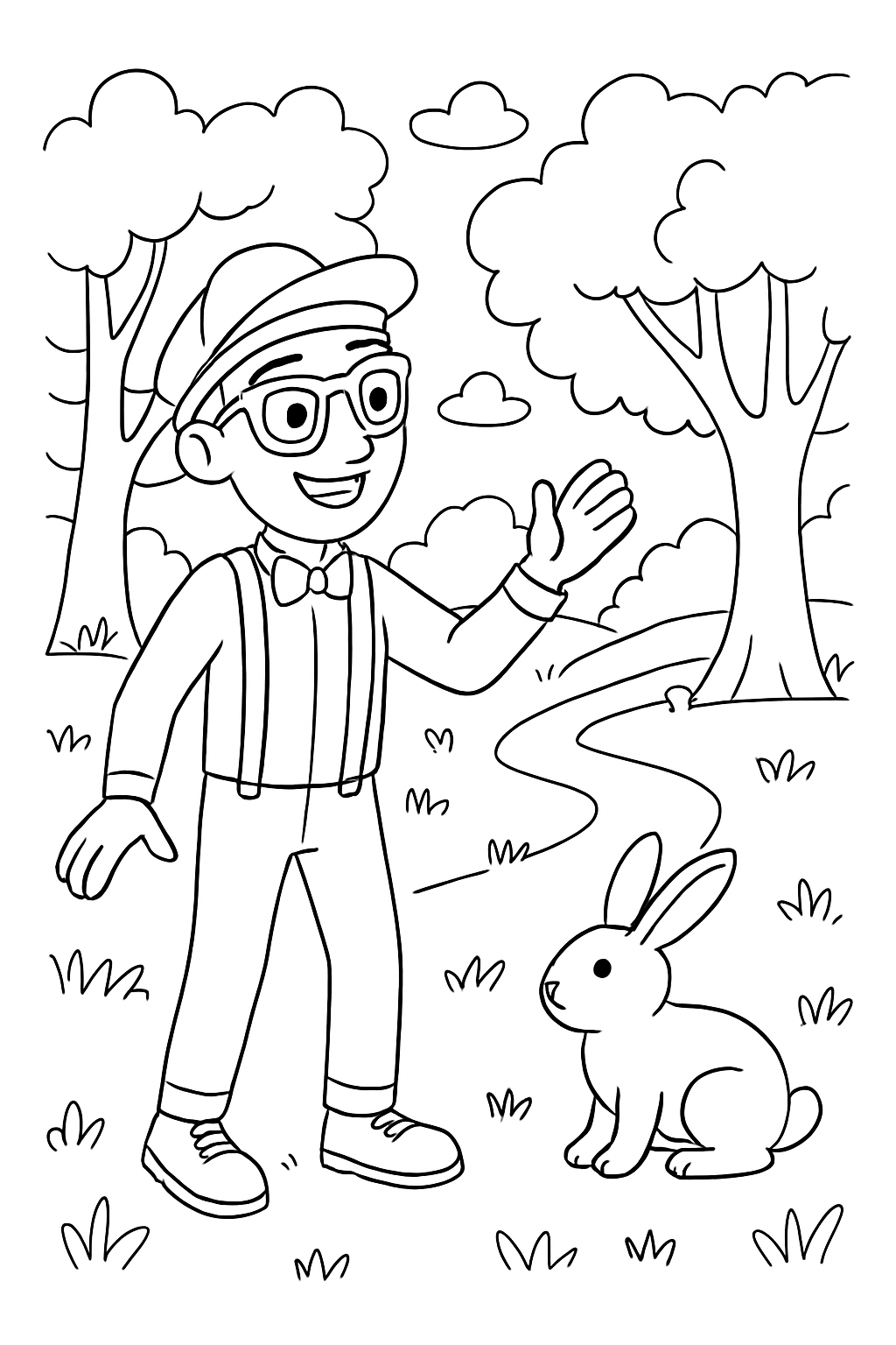 Blippi para colorir 13