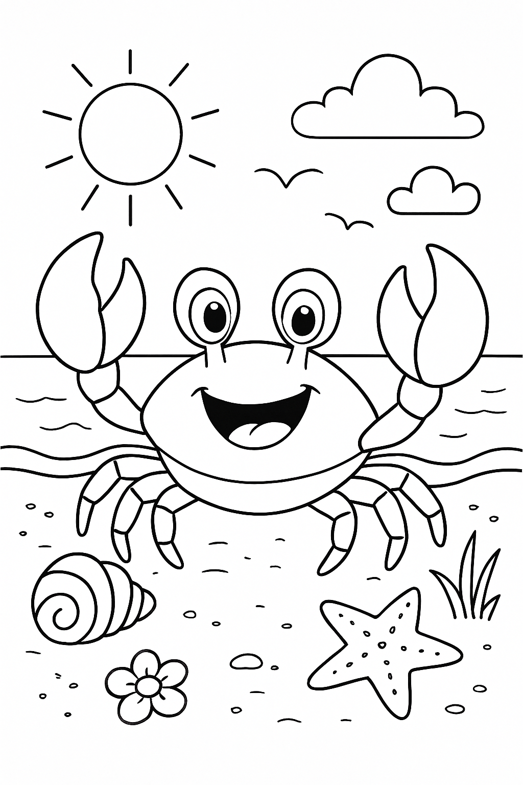 Caranguejo para colorir 09