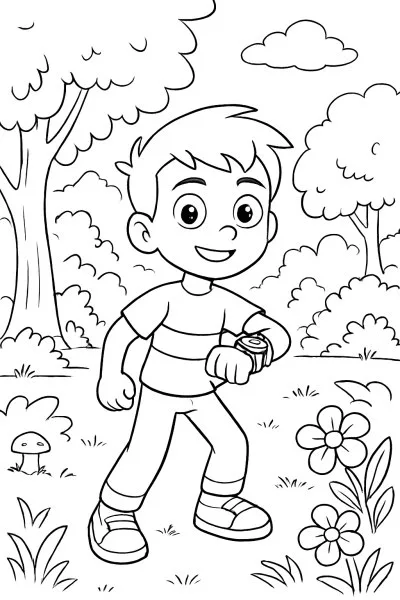 Ben 10 para colorir 02