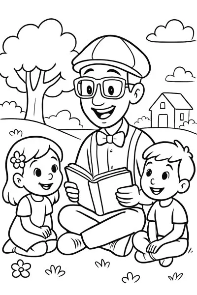 Blippi para colorir 05