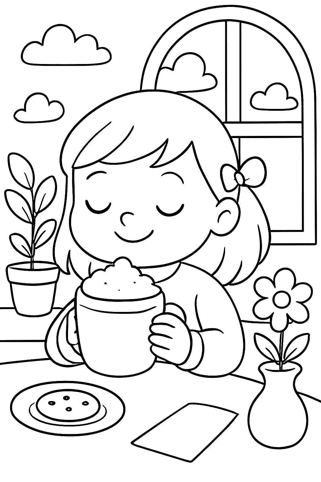 Capuccino Assassino para colorir 09