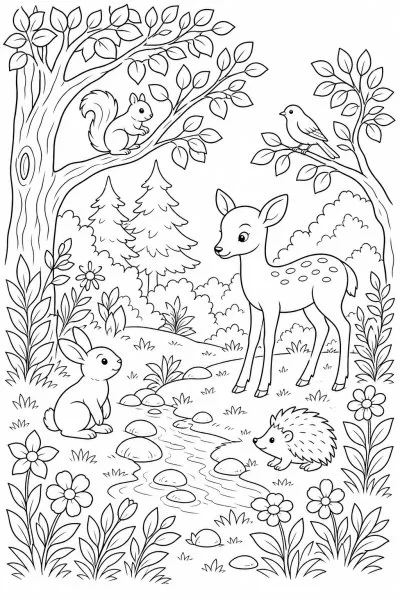 Natureza para colorir 02