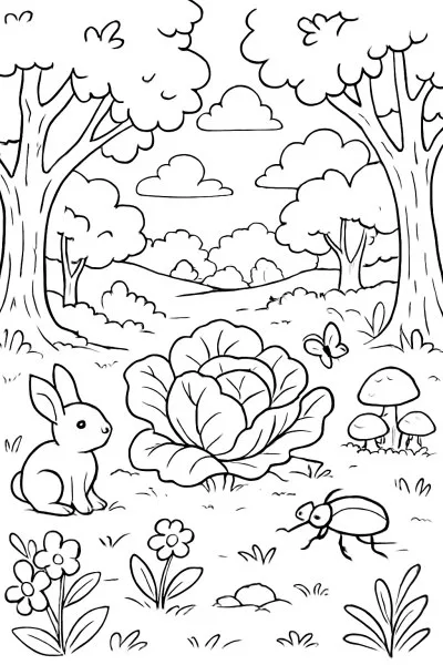Alface para colorir 13
