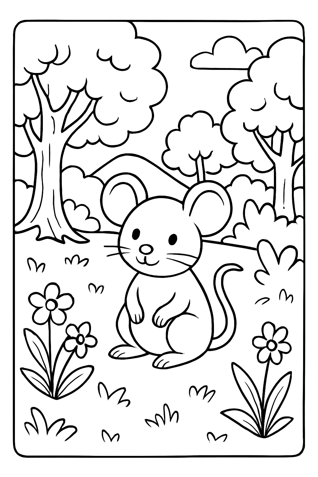 Barata para colorir 02