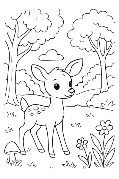 Cama para colorir 02