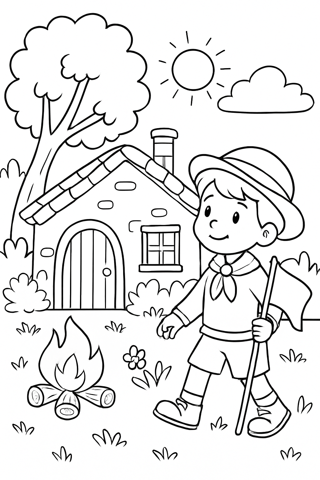 Bandeiras para colorir 15