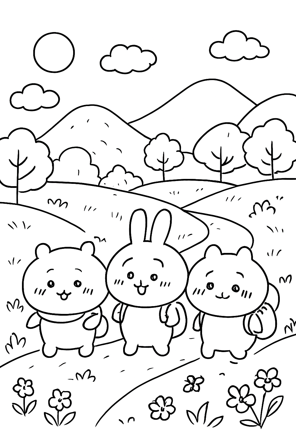 Chiikawa para colorir 06