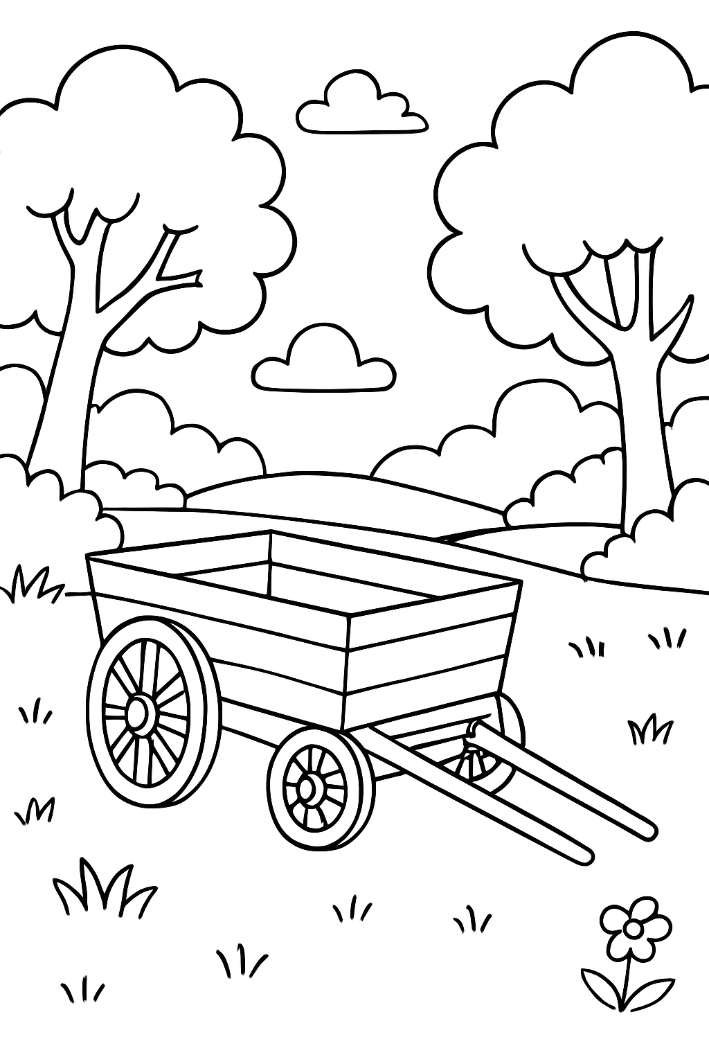 Carreta Furacão para colorir 13