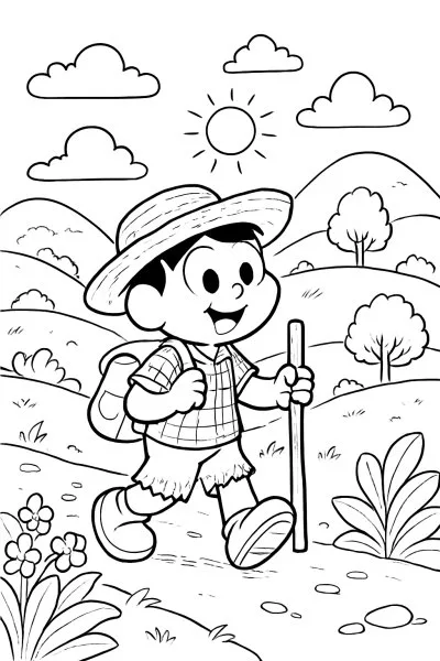 Chico Bento para colorir 06
