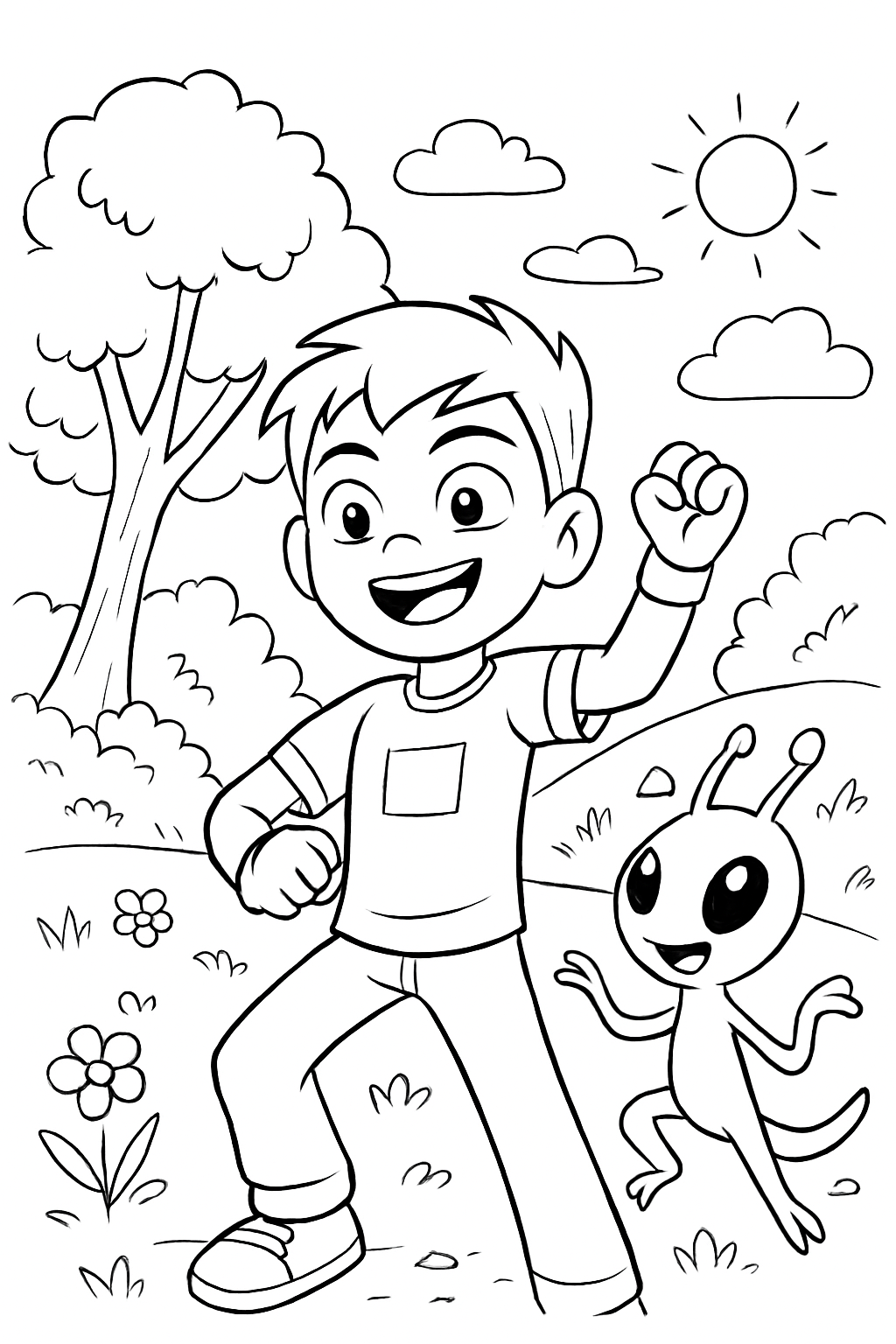 Ben 10 para colorir 09