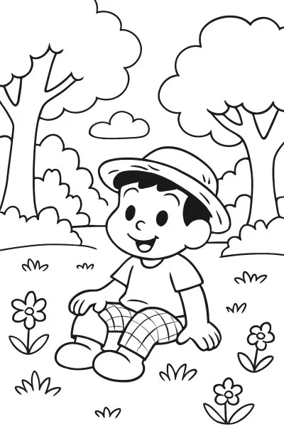 Chico Bento para colorir 13