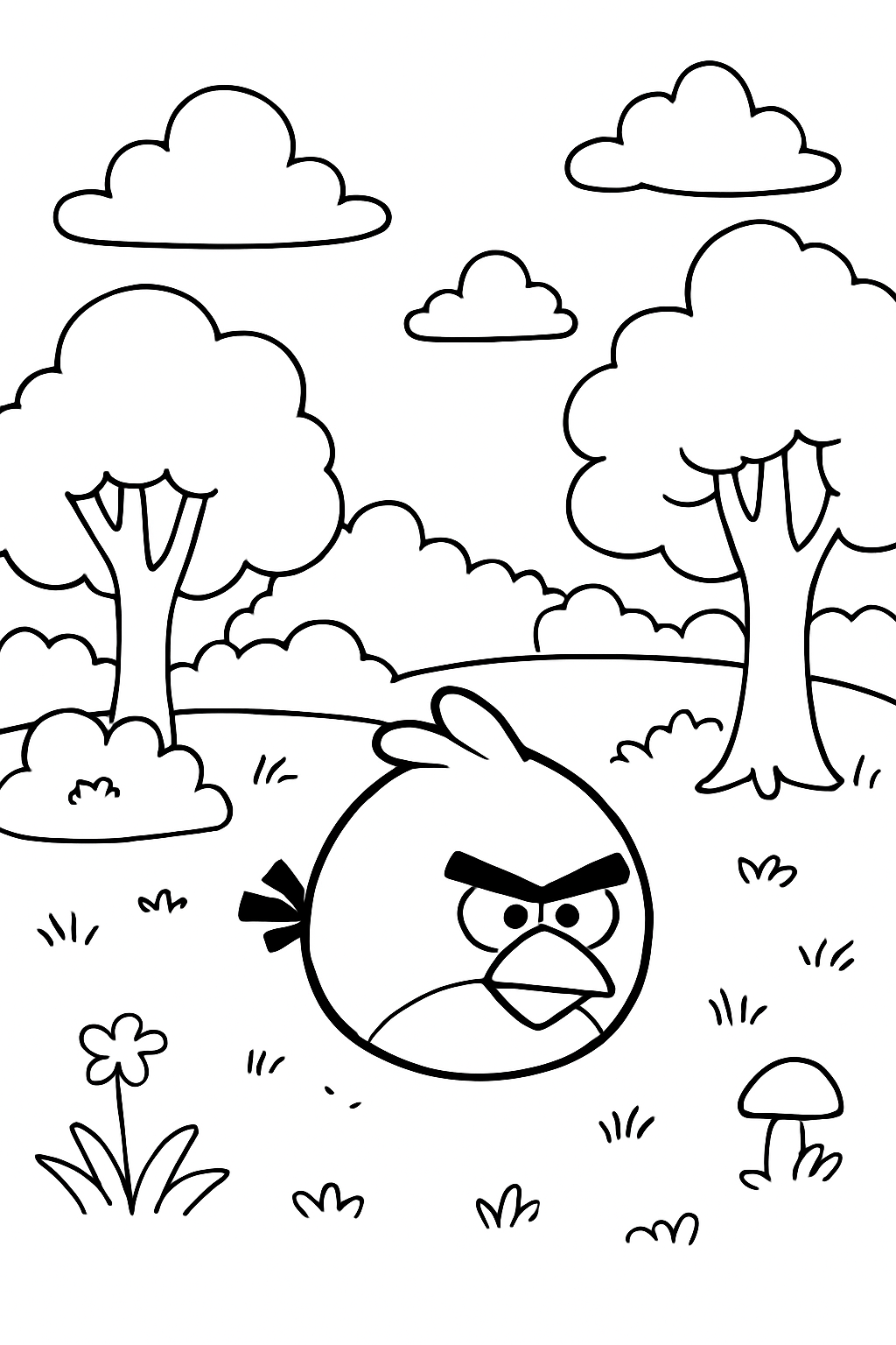Angry Birds para colorir 13