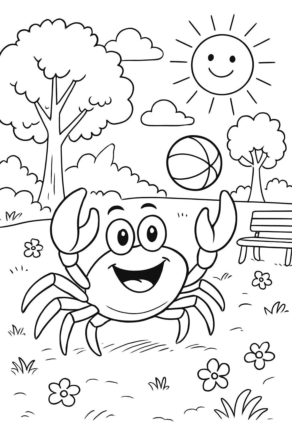 Caranguejo para colorir 03