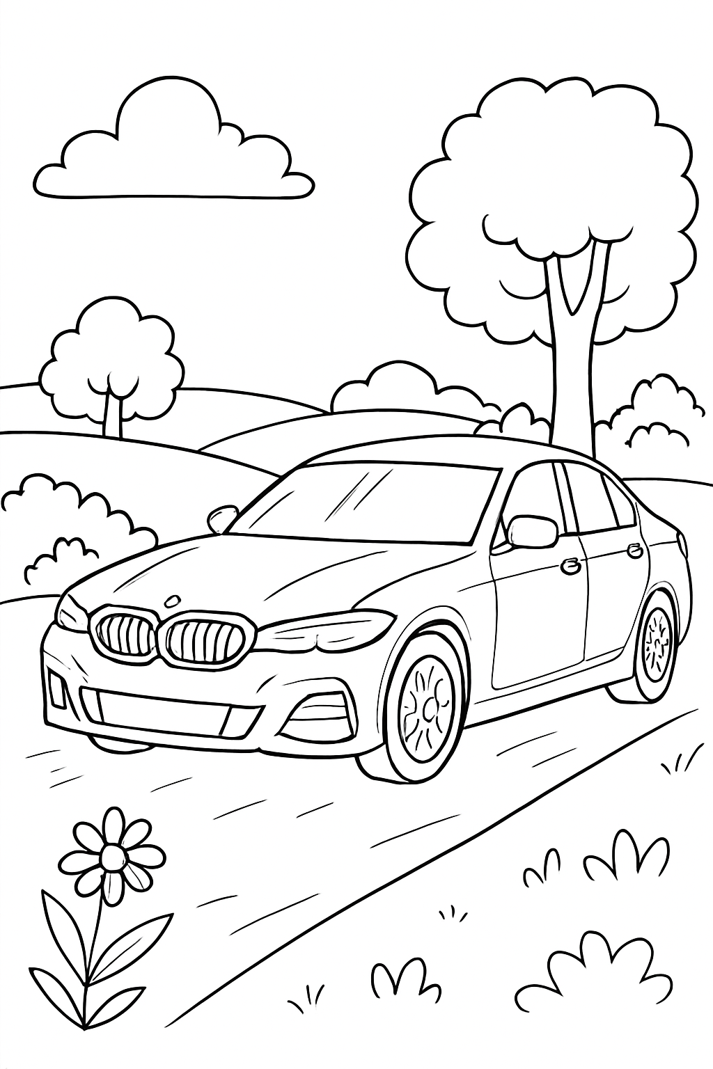 BMW para colorir 08