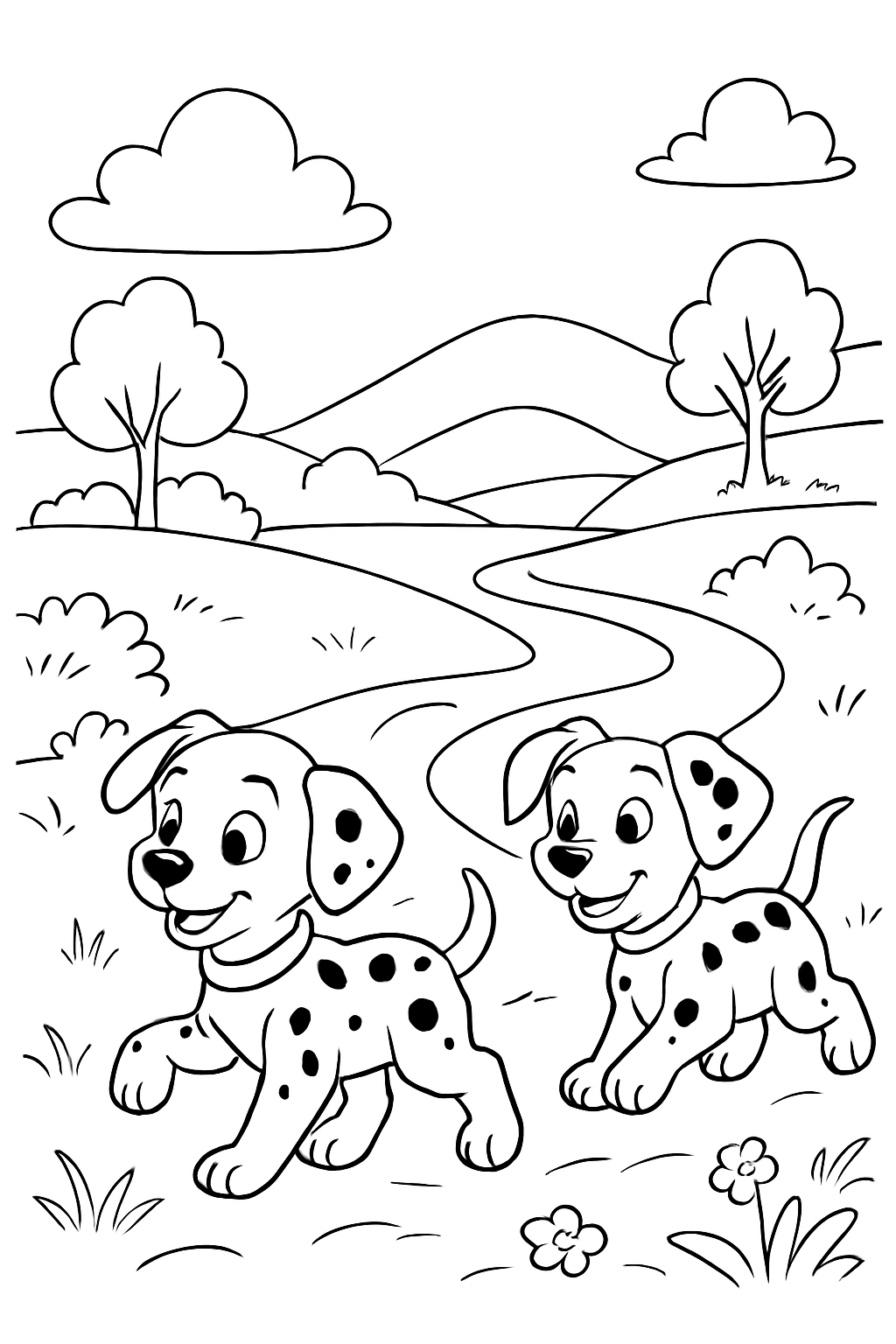 101 Dálmatas para colorir 06