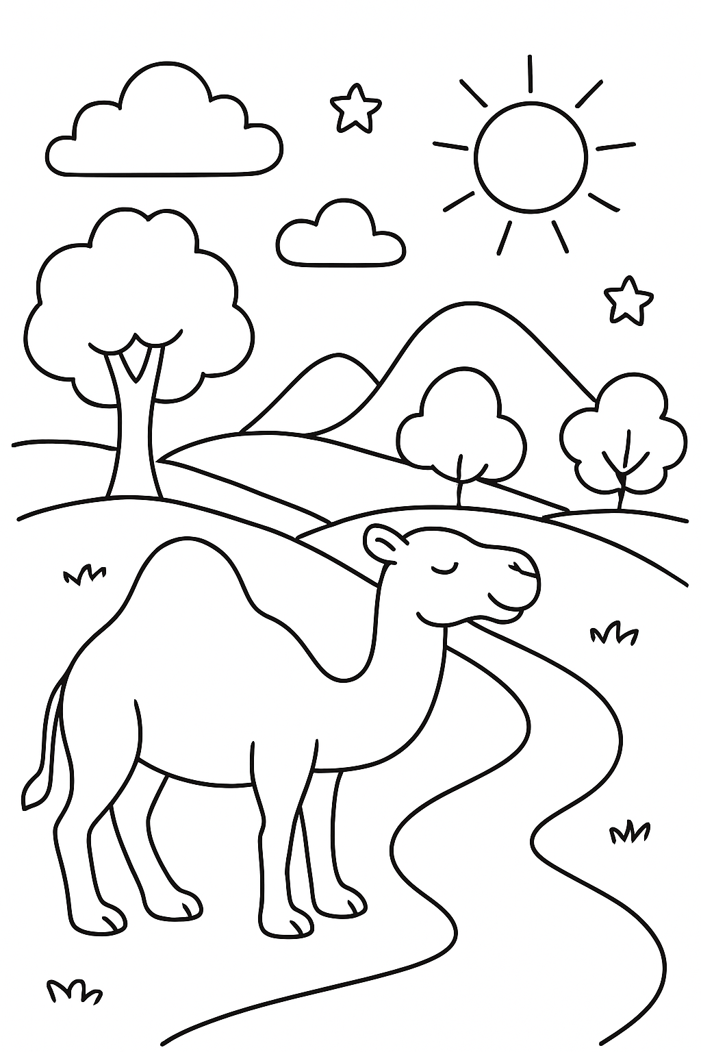 Cama para colorir 10